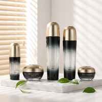 Flacon en verre élégant et exquis de 120 ml, emballage cosmétique personnalisé, écologique, avec bouchon à vis, pour sérum, gouttes pour les yeux, lotion, crème