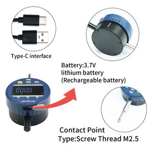 SHAHE Wireless Hintergrund beleuchtung <span class=keywords><strong>Digital</strong></span> Dial Indicator 0-12,7mm 1 μm Auflösung Wiederauf ladbare Messuhr mit Typ C Daten ausgabe - Product Image 3