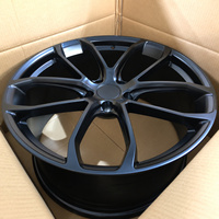 Jantes de course Drag Racing 5x130, 18-21 pouces, concaves, noir mat, pour BMW, Land Rover, Rolls-Royce, Nissan, Mercedes-AMG, Porsche 911