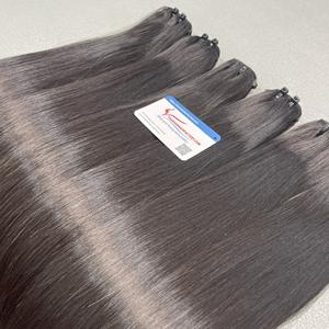 Extensions de cheveux naturels vietnamiens, lisses comme des baguettes, en trame, couleur noir naturel, toutes longueurs, prêtes à être expédiées - Product Image 5