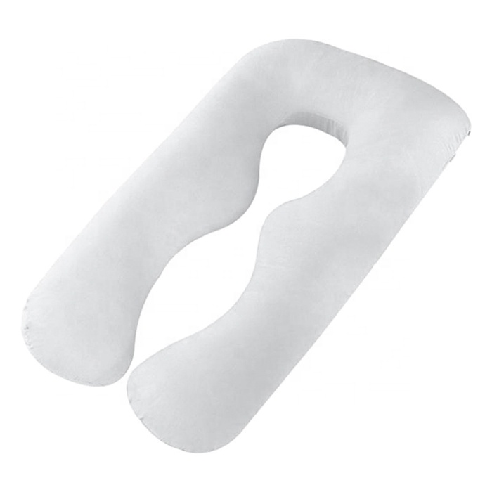 Белая сторона сна подушка беременная женщина u-образный моющийся Бамбук Беременность подушка