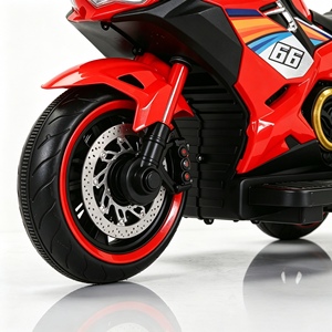มอเตอร์ไซค์ไฟฟ้าสำหรับเด็ก ดีไซน์ใหม่ คุณภาพสูง ขนาดใหญ่ 6V สำหรับเด็กอายุ 2-4 <span class=keywords><strong>ป</strong></span>ี พร้อมไฟ แบตเตอรี่ในตัว รองรับ <span class=keywords><strong>MP3</strong></span> และ USB - Product Image 3