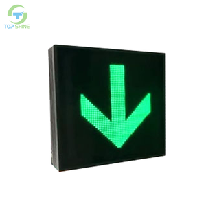 Croix-rouge vert flèche led panneau d'affichage signe haute façon métro station de métro a mené le panneau de guide léger - Product Image 2