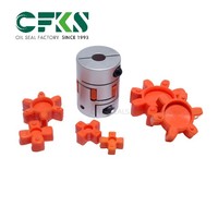 Accouplement à mâchoires personnalisé CFKS, araignée en caoutchouc, réduction du bruit, amortissement des vibrations, accouplement pour machines industrielles, insert à mâchoires flexible