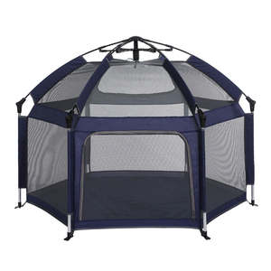 כלב ניבל קנבופט עם חופה גדר חיית מחמד ניידת עבור נסיעות חיצונית סגירה רוכסן מוצק - Product Image 5