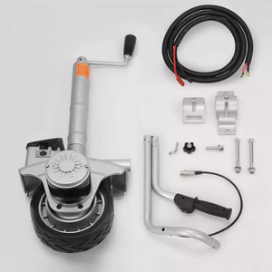 350W 5000LB <span class=keywords><strong>roue</strong></span> <span class=keywords><strong>Jockey</strong></span> motorisée 12V <span class=keywords><strong>remorque</strong></span> électrique Mover Jack Dolly Boat - Product Image 2