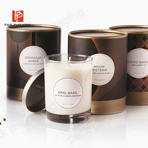 Sang Trọng Có Thể Tái Chế Vòng Kraft Các Tông Giấy Nến Jar Hộp Xi Lanh Bao Bì Ống Giấy Hộp - Product Image 6