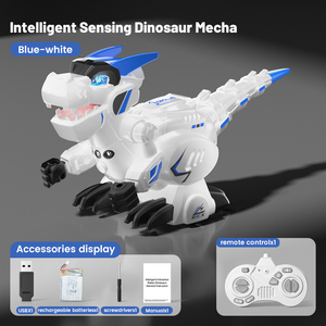 <span class=keywords><strong>Robot</strong></span> de dinosaurio para niños, <span class=keywords><strong>robot</strong></span> de <span class=keywords><strong>control</strong></span> remoto con modo de batalla para mascotas electrónicas, juguetes inteligentes para Educación Temprana, <span class=keywords><strong>robot</strong></span> RC, juguete para niños - Product Image 5