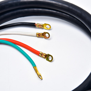 30A 4ピン Nema 14-30P ドライヤー電源コード 3/10AWG SRDTケーブル 240V PVC銅リングエンド 4-6フィート 交換用延長コード - Product Image 5