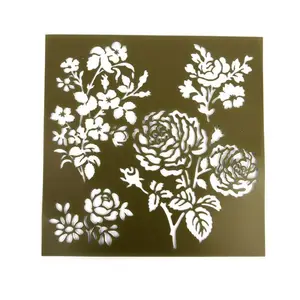 Wholesale Drawing Template Reusable Stencil Plastic Wall Painting Decorating Stencil