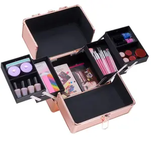 Mode PU Leder Kosmetik etui Make-up Fall Make-up Box Frauen Make-up Tasche