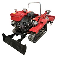 Mesin Pengolah Tanah & Penggarap Kebun Cina 25HP 35HP, Mesin Penggarap Mini, Rotary Tiller Cultivator