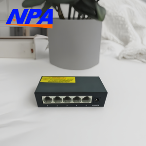 ANPAギガビット<span class=keywords><strong>5</strong></span>/8ポート管理されていないイーサネットスイッチ10/100/1000Mbps OEM/ODMアイアンケースQoSスタック可能ホームコンピュータネットワーク - Product Image 1