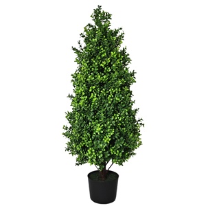 Plantas Artificiales Desmontables <span class=keywords><strong>de</strong></span> Boj Verde en Maceta, Árbol <span class=keywords><strong>de</strong></span> Ciprés y Macetas <span class=keywords><strong>de</strong></span> Suelo, Decoración Verde para Interiores/Exteriores - Product Image 5