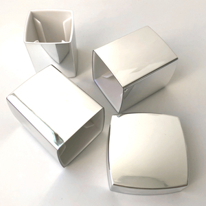 Botellas de Vidrio Transparentes Personalizadas para el Cuidado de la Piel con Tapa Plateada, Envases para Crema y Loción, Pulverizador <span class=keywords><strong>Doully</strong></span> TZRY001 - Product Image 4