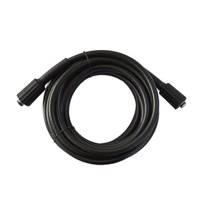 DN6 1/4 "* 220bar / 3200psi * 10 M/32 Ft Ống Nhựa Bện Sợi Poly Ống Áp Lực Máy Giặt PVC Với Phụ Kiện M22 - Product Image 3