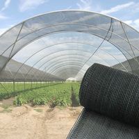 Filet pare-soleil en monofilament noir HDPE stabilisé aux UV, fourniture directe d'usine, haute qualité, prix compétitif