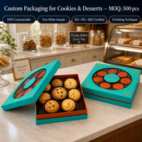 Boîte à gâteaux de lune rigides, boîte cadeau de luxe pour desserts et bonbons, emballage de chocolat, nouvelles innovations, boîte à biscuits personnalisée musicale