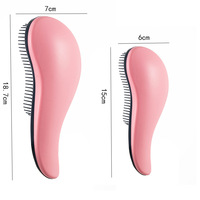 Peigne Magique Compact et Portable TT 2026 Populaire avec Logo Personnalisé pour Femme, Imperméable, Massant et Lissant, Idéal pour la Maison