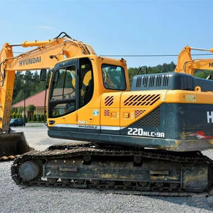 Excavatrice sur chenilles d'occasion Hyundai 220lc-9s d'origine coréenne, moteur Yanmar, pompe à engrenages, roulement, haute efficacité, bon état, vente - Product Image 1