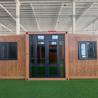 Maison conteneur préfabriquée en panneaux sandwich de 20FT et 40FT avec cuisine complète, idéale pour villa et appartement