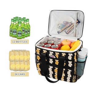 Sac isotherme portable pour repas hawaïens avec imprimés personnalisés de fleurs Puakenikeni – Idéal pour les déjeuners en extérieur - Product Image 3