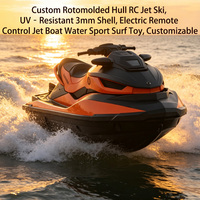 Jet ski RC à coque rotomoulée personnalisée JSM, résistant aux UV et à la chaleur, coque de 3 mm, bateau à commande électrique, sport nautique, surf