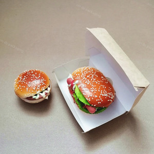 Boîte d'emballage <span class=keywords><strong>à</strong></span> <span class=keywords><strong>emporter</strong></span> <span class=keywords><strong>de</strong></span> <span class=keywords><strong>restaurant</strong></span> imprimé <span class=keywords><strong>de</strong></span> logo personnalisé taille usine frites hamburger burger poulet frit avec gaufrage - Product Image 6