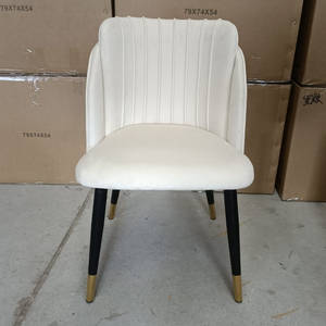 Wholesale Modern Home Furniture Set Restaurant <strong>Velvet</strong> Upholstered Dining <strong>Chair</strong> for <strong>UK</strong> Market - Product Image 2