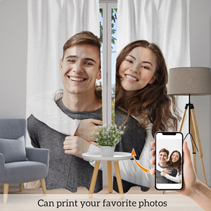 Cortina de Ventana con Diseño de Foto Personalizado, Cortina Opaca para Dormitorio, <span class=keywords><strong>Cortinas</strong></span> para Puerta, Oscurecimiento de Habitaciones - Product Image 2