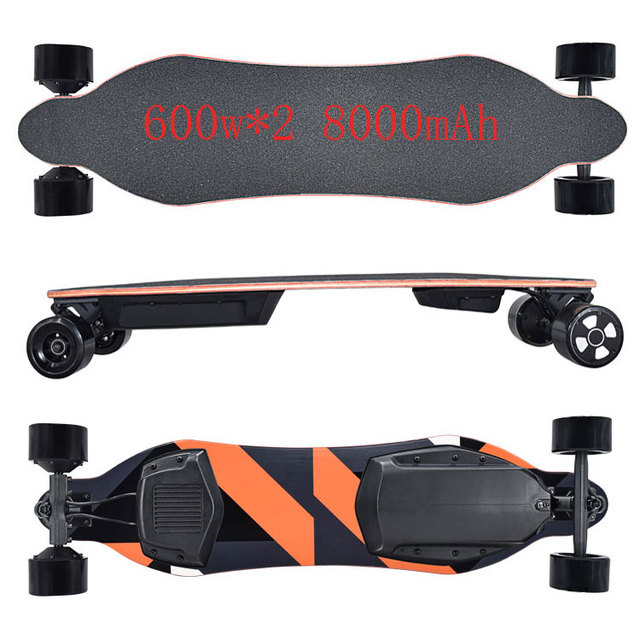 1200w Electrico Maple Remote Control Elwctric Longboard Electric Skateboard Eu Warehouse