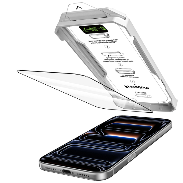 Super Quality Auto Align Screen Protector Dust Removal Easy Install Tempered Glass Protector for iPhone 17 16 Pro Max 15