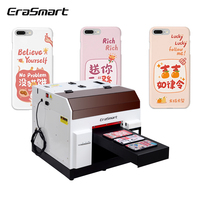 Impresora UV Plana Digital EraSmart de 6 Colores con Cabezal L800 para Tarjetas de Identificación, PVC, Vidrio, Fundas de Teléfono, Impresora UV A4