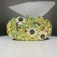Sac de soirée ajouré fait main de haute qualité OC4367, sacs de soirée élégants pour femmes avec motif floral