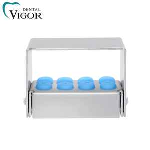 ที่วางหัวกรอฟันสแตนเลส 8 รู ฆ่าเชื้อได้ พร้อมวงแหวนซิลิโคน - Product Image 2