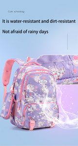 2026 Grade 7 Kids Rabbit Backpack Elementary School Children Junior High School Bag Sweet and Cute Casual Children Backpack - Product Image 2