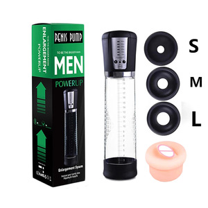 Pompe à pénis électrique automatique, 6 niveaux de succion, écran LCD, rechargeable par USB, pompe à vide pour l'<span class=keywords><strong>agrandissement</strong></span> du pénis pour hommes - Product Image 1