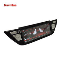 NaviHua Panneau d'écran de climatisation pour voiture Panneau de commande de climatisation à affichage LCD pour BMW G30 X3 X4 Série 5 Série 6