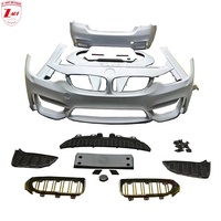 Kit de Carrocería Z-ART 2015-2019 1:1 M4 para BMW F32, Kit de Carrocería Ancha para BMW Serie 4 F32, Parachoques Delantero y Trasero + Faldones Laterales + Pasos de Rueda
