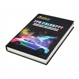 Película Protectora de Pintura TPU Autoadhesiva CARLAS, Vinilo PVC para Automóviles, Sin Burbujas, Muestra de Catálogo de Colores - Product Image 1