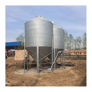 صناديق تخزين الأعلاف المجلفنة، معدات مزارع الخنازير، صوامع الحبوب، حاوية علف سعة 10 طن و20 طن - Product Image 4