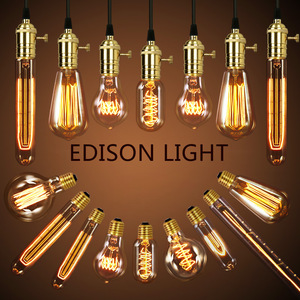 Ampoule Edison Vintage Décorative à Filament de Tungstène 40W Forme de Bougie Personnalité Nostalgique Culot E27 Ampoule à Intensité Variable 110V 220V - Product Image 2