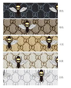 Hot New Color GD <strong>Leather</strong> Bee Pattern <strong>Digital</strong> <strong>Printing</strong> PVC Artificial <strong>Leather</strong> Handbag Table Mat Clothing <strong>Leather</strong>