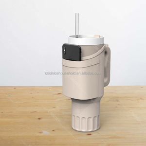 Bolsa Portabotellas de Agua de Nuevo Diseño para Botellas Stanley de 40 oz y 30 oz, Funda para Botella de Agua con Bolsillo, Funda de Silicona para Botella - Product Image 2