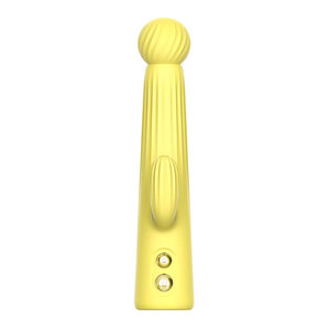 Không thấm nước này Silicone Vibrator Cung cấp kép kích thích cho kết hợp nội bộ và bên ngoài niềm vui - Product Image 5