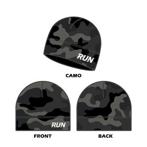 قبعات ركوب الدراجات وتسلق الجبال، قبعة بيني مخصصة بنمط التمويه الحقيقي، قبعات للجري مع شعار مطبوع، قبعة ركوب الدراجات - Product Image 2