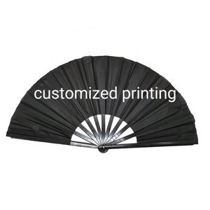 Éventail pliant en plastique à prix de gros, impression personnalisée, 23 cm/taille personnalisée, motif ange, fleur, plante, fait main - Product Image 2