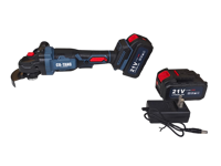 Meuleuse d'angle électrique sans balais 21V au lithium-ion professionnelle pour le bricolage, 2 batteries 4.0Ah, 2150 tr/min, 2 vitesses, couple de 120 N.m