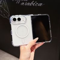 Étui de téléphone robuste magnétique haute transparence pour iPhone Duo 18 Fold, hybride TPU PC, charge sans fil, anti-chute