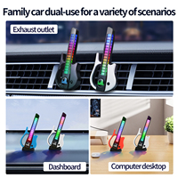 Nouvelle lumière d'ambiance pour voiture avec diffuseur de parfum, lumière polaire, parfum RGB, lumière rythmique musicale contrôlée par la voix